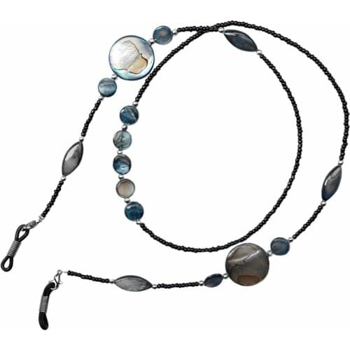 2Pcs Fashion Glass Bohemian Beaded Eyeglass Chain Sunglasses Holder Strap Lanyard
