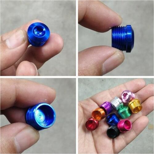 CNC Bicycle Pedal Cover Bike Pedal Repair Parts Aluminum Alloy Rust-proof Cycling Bearing Pedal Cover Drop Shipping