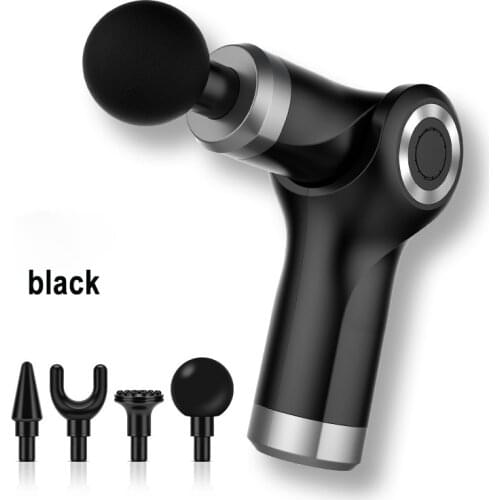 2021 New Foldable Mini Massage Gun USB Charge Pain Relax Deep Muscle Fitness Body Slimming Massageador for Men and Women