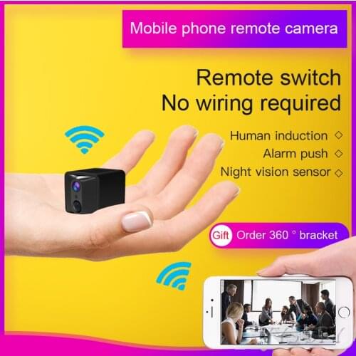 Long Standby 1080P WiFi Mini Action Camera Alarm Body Micro Cam Remote Camara Espia Night Vision Support Hidden TF Card
