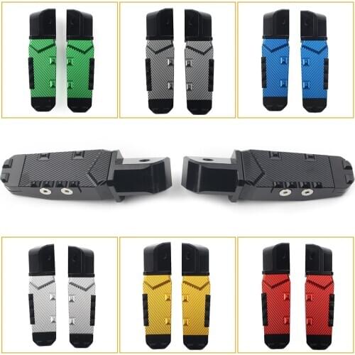 Motorcycle Foot Rests Pedals Footrest Footpeg Passenger Pegs For Kawasaki ZX14R ZX10R ZX6R 636 ZX9R ZX12R Z750 Z800 Z900 Z1000