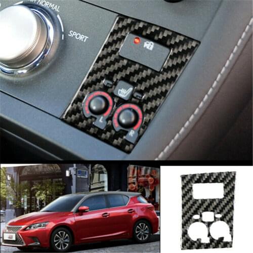 For Lexus CT200h 2011-2017 Black Carbon Fiber Car Sport mode cover trim 1PCS Car modification Auto parts