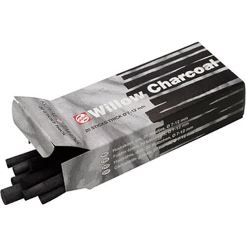 Original Imported Talens Netherlands Terrence Cotton Sketch Charcoal Bars Willow Carbon Bar Art Supplies