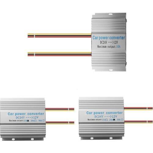 Hot Car Truck 24V to 12V DC to DC Inverter Transformer Step Down Converter Transformer Vehicle Power Supply Switch High Quality