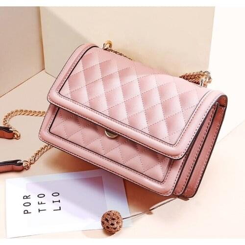 Luxury Classic Diamond Crossbody Bags Women Shoulder Bags Lady Casual Fashion Mini Cross body Purse Female Chain Messenger Bag