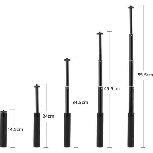 Handheld Extension Pole Rod Stick with Stabilizer Tripod for Osmo Mobile 3/2 JA55
