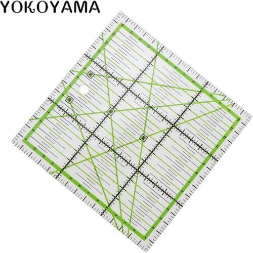 YOKOYAMA Sewing Tools Hand Patchwork Ruler Needle Tools Sewing Measure Parts Scrapbook Sewing Accessories Aligned Ruler Tools