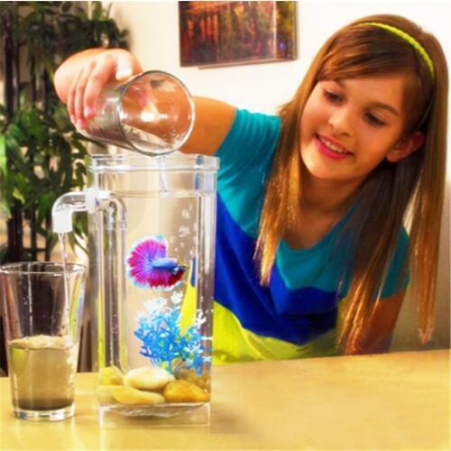 Tropical Betta fish mini arcylic fish tank aquarium small fish tank easy water change