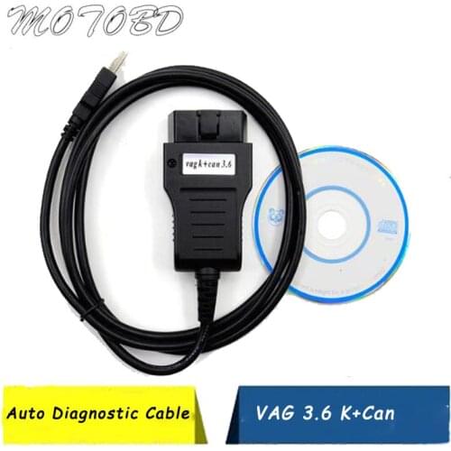 VAG K+CAN COMMANDER 3.6 for ObdTooL VAG Diagnostic Tool vag k can commander 3.6 Free shipping Vag 3.6