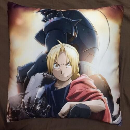 Fullmetal Alchemist Anime Two Side Pillowcases Hugging Pillow Cushion Case Cover Otaku Cosplay Gift New 161