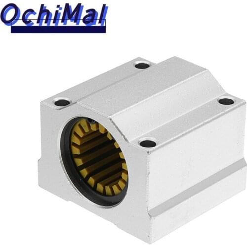 1pc Brand New Durable SC20UU 20mm Solid Polymer Linear Motion Bearing Slide Bushing For 3D Printer CNC Tools