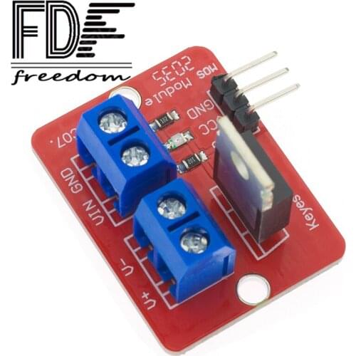 10PCS 0-24V Top Mosfet Button PULAR IRF520 MOS Driver Module MCU ARM Module