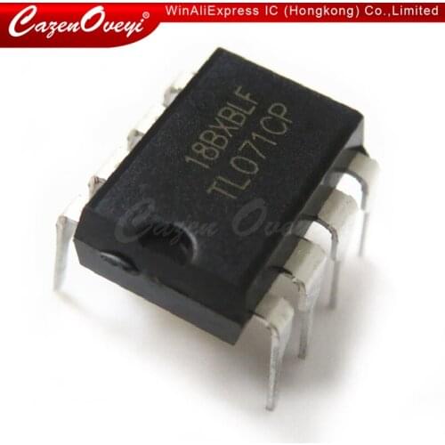 10pcs/lot TL071CP TL071CN TL071 DIP-8 amplifier IC In Stock