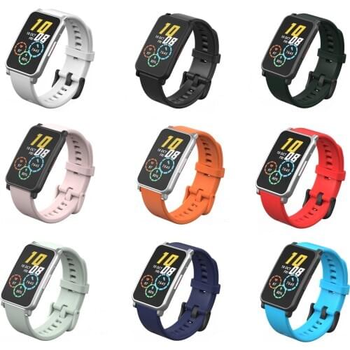 20mm Silicone Strap Smartwatch Replacement Part Sport Wrist Band Watchband For Huawei Watch Honor ES Smart Wristband Accessories