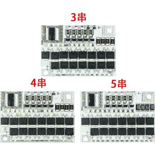 3S 4S 5S BMS 12V 21V 100A Li-ion LMO Ternary Lithium Battery Protection Circuit Board Li-POLYMER Balance Charging Board Module