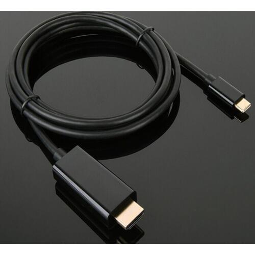 50pcs USB-C Type C USB 3.1 to HDMI 4k 2k HDTV Cable for Galaxy S8 S8+ Plus Cell Phone USB C To HDMI Adapter Cable