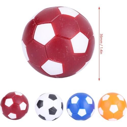 8PCS 36mm Mini Colorful Table Soccer Footballs Replacement Balls Tabletop Game Ball Mini Soccer Ball