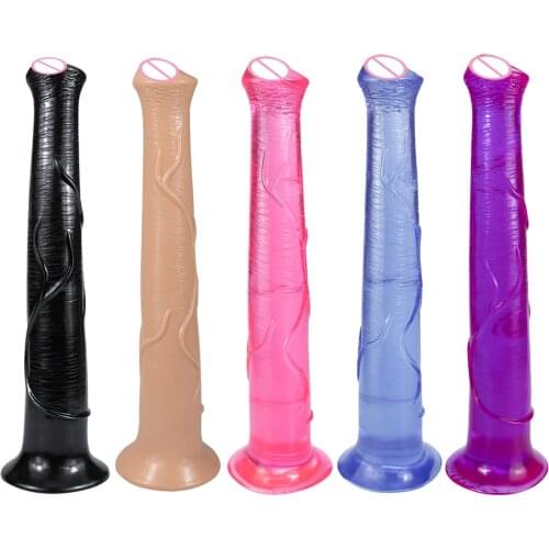 40CM Penis Anal Horse Dildo Erotic Gode Jouet Sexuel Sexshop Adult Sex Toy For Couples Strapon Consolador Lesbian Butt Plug Dick