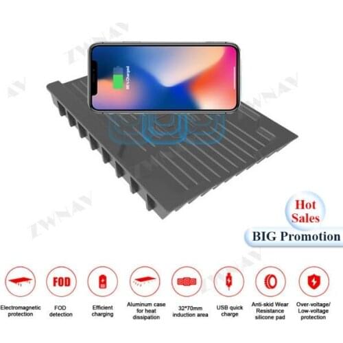 QI Car Wireless Charger Quick Charge For Audi Q3 2020 car for Iphone XR XS X MAX for Huawei P30 P40 Infrared Sensor Phone Holder