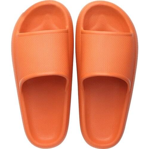 Mens And Womens Bathroom Household Flat Bottom Non-Slip EVA Living Room Indoor Soft Slippers Thick Bottom Slippers Women Shoes