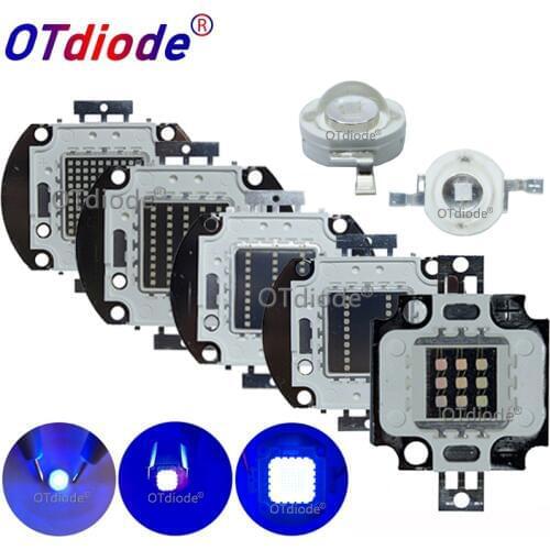 UV Purple LED Ultraviolet Bulbs Lamp Chips 365nm 375nm 380nm 385nm 395nm 400nm 405nm 3W 5W 10W 20W 30W 50W 100W High Power Light