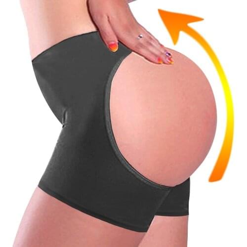 NINGMI Butt Lifter Corrective Underwear Briefs for Women Waist Trainer Body Shaper Control Panties Sexy Ass Lift Up Panty Short