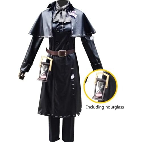 Game Identity V Cosplay Costumes Grave Keeper Andrew Kreiss Cosplay Costume Original Skin Black Uniforms Costume Suits Survivor