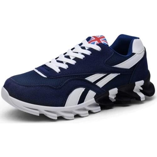 Vogue Casual Shoes Men Outdoor Trainers Male Blade Sole Big Size Breathable Men Sneakers Custom Logo Packing For Drop Shipping