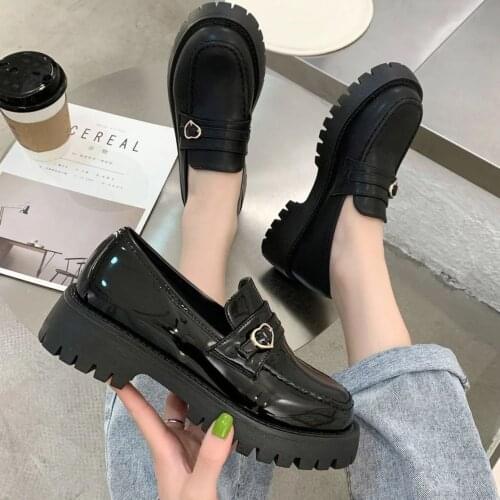 Mary Jane shoes Women girl Uniform Shoes Uwabaki Japanese JK Round Toe Women Girls School Students Lolita Cosplay Students Shoes