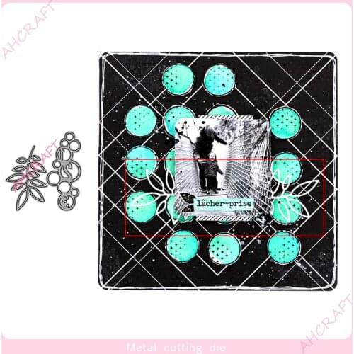 Numbers and Leaves Metal Cutting Dies for DIY Scrapbooking Photo Album Decorative Embossing PaperCard Crafts Die 2021