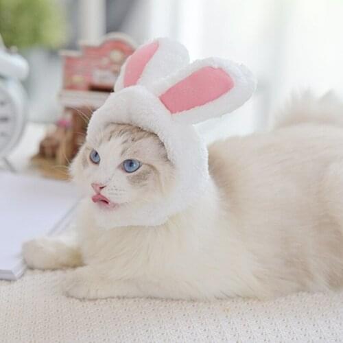 Cute Cosplay Pet Accessories Cotton Pet Hat Decorative Party Pet Cap for Cats Small Dogs Adjustable Cute Headwears for Cat Puppy