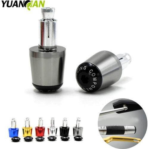 Motorcycle CNC 7/8'' Handle Bar End Handlebar Grips Cap for Honda cbr 1000rr CBF1000 2010 -2013 CB1100 GIO 2013 2014 2015 YAMAHA