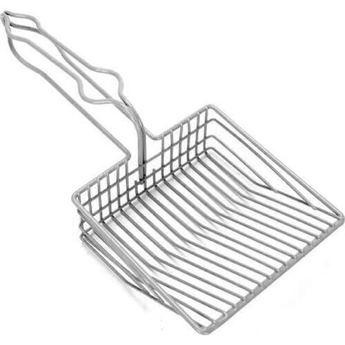 Cat Litter Scoop Sifter Kitten Cleaning Scooper Lightweight Durable Poop Hollow For Pets Jumbo Waste Metal Pet Sand Shovel