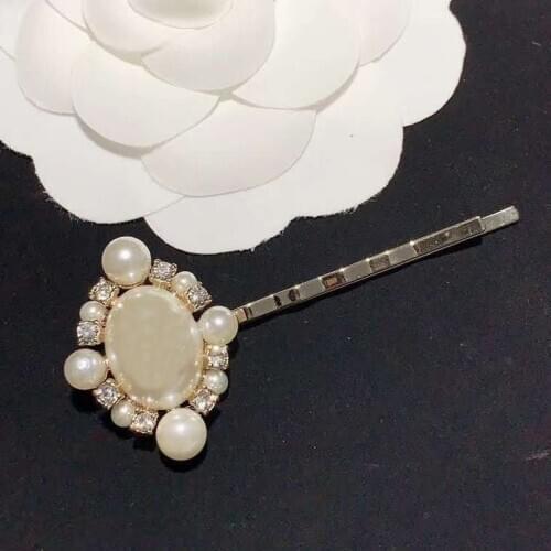 New Fashion Pearl Hair Clip Geometric Hairpin Headband Crystal Hair Accessories For Women Girls Headwear