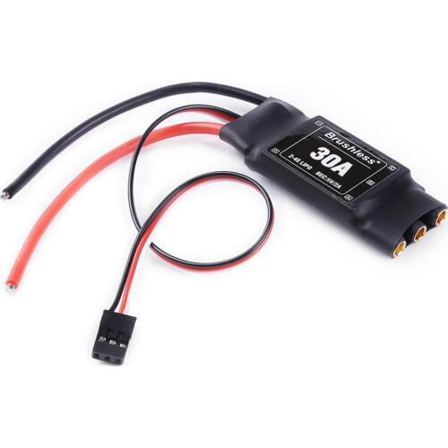 New style XXD 30A 2-4S ESC controlador de velocidad del Motor sin escobillas RC BEC ESC t-rex 450 V2 helicóptero barco para FPV