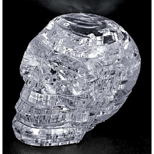 49 pieces 3D Crystal Puzzle DIY Jigsaw Assembly Model Gift Toy Skull Skeleton 3D Puzzles For Adults Children Educational Toy
