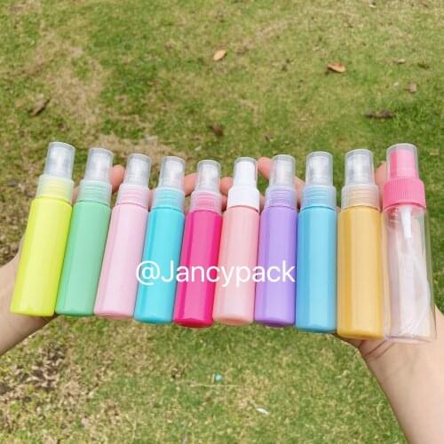 30ml mini pink Portable Refillable Bottles Travel Transparent Plastic Perfume Bottle Atomizer Empty Small Spray Bottle fine mist