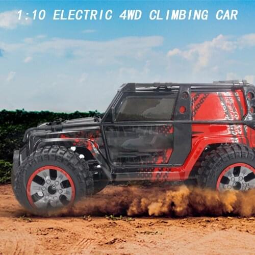 RC Off-road Car 1:10 2.4G RC Car 50km/h High Speed Remote Control Car 4WD RTR with 2 Battery Toys For Children
