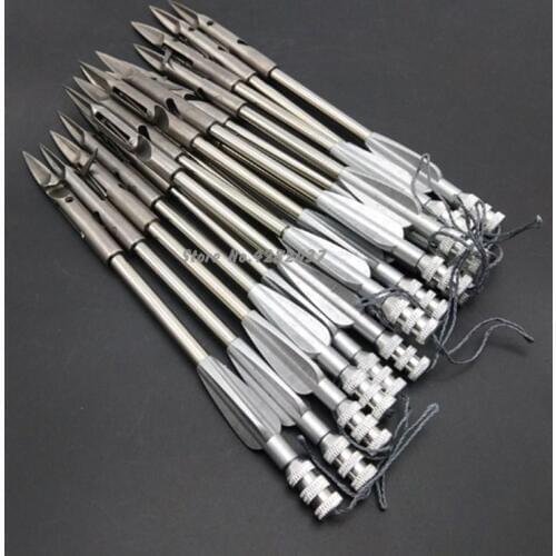 3/5pcs Stainless Steel Slingshot Catapult fishining Dart Arrowhead Fish Slingshot Arrow Head Shooting Catapult Dart Hunting Tool