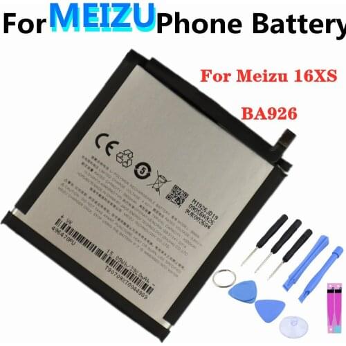 BA926 Replacement Battery For Meizu 16XS M1926 M926 M926H M926Q 4000mAh Phone Battery + Tools