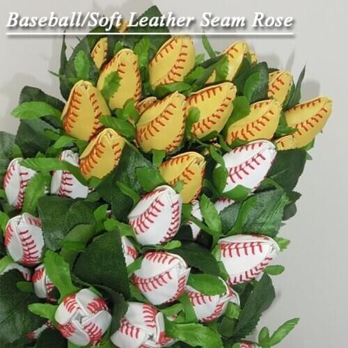 Softball Baseball Roses/ Softball Baseball Flowers for gifts