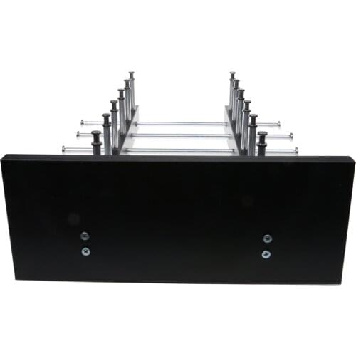 6-Layer Sunglasses Eyeglasses Display Wooden Frame Rack Stand Holder Organizer Black for organizing holding displaying sunglass