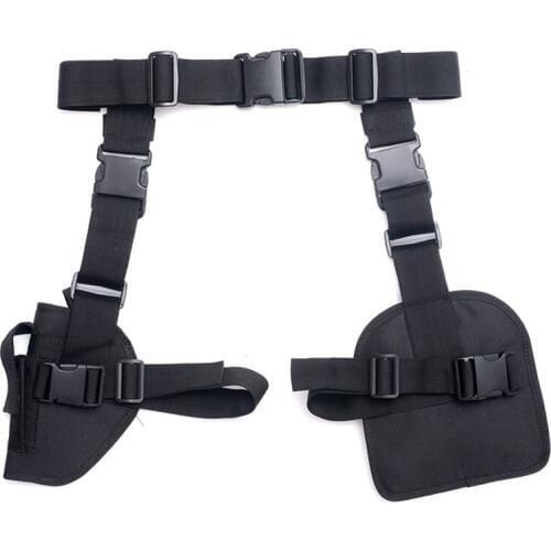 Tactical Quick Drop Leg Combined Holster Right Hand Leg Holster Hunting Airsoft CS Army Universal Gun Case Nylon Holster