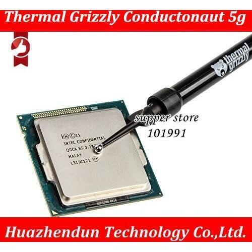 Thermal Grizzly Conductonaut 5g PC Graphics card CPU GPU Cooling liquid metal Thermal Compound Cooler fan Thermal Grease/paste
