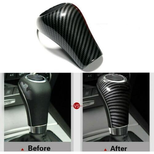 Carbon Fiber Gear Shift Knob Cover for Mercedes-Benz W204 W212 a C E G GLS Class