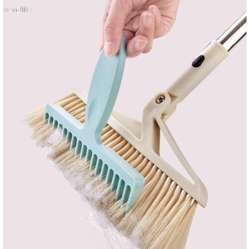 Vanzlfie Household broom dusting brush broom sweeping hair cleaning brush scraping hair brush brushing tool