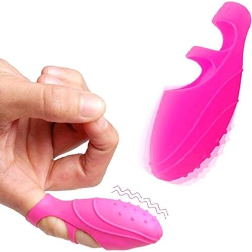 Finger Vibrator G-Spot Stimulator Powerful Plug Butt Massager Adult Sex Toy for Women Couples