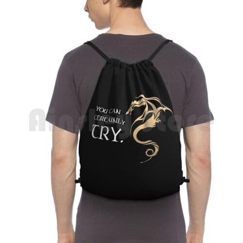 You Can Certainly Try Tabletop Rpg Addict Backpack Drawstring Bags Gym Bag Waterproof And Dnd D And D Dnd Things