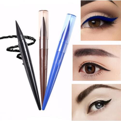 2020 Women 1 Pc Eyeliner Liquid Pen Waterproof Long Lasting Quick Drying Smooth Makeup Beauty Matte Eyeliner Stamp Eye Pencil