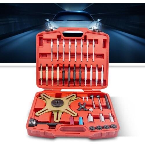 38PCS Self Adjustable Clutch Alignment Setting Timing Tool Kit Universal SAC